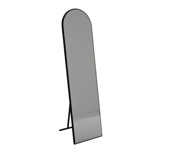 Καθρέπτης δαπέδου - τοίχου Agalu Μegapap χρώμα sencron black 40x150εκ. |  Καθρέπτες στο espiti