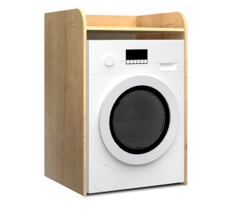 Έπιπλο πλυντηρίου Toren Megapap χρώμα φυσικό οξιάς 65x60x100εκ. |  Σετ Μπάνιου στο espiti
