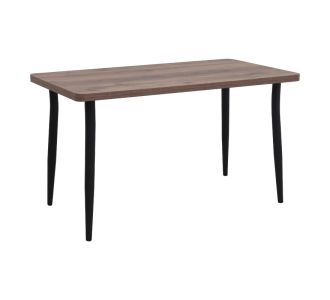 Τραπέζι Levico Megapap Mdf - μεταλλικό χρώμα καπνιστή καρυδιά 130x70x75εκ. |  Τραπέζια στο espiti
