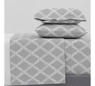 Σεντόνια King Size (ΣΕΤ) 2Χ(2,60Χ2,80)+2Χ(52Χ72) Lucia Grey Astron Italy |  Astron στο espiti