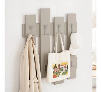 Κρεμάστρα τοίχου Wave Megapap χρώμα sandstone 64x4x81εκ. |  Καλόγεροι -Κρεμάστρες στο espiti