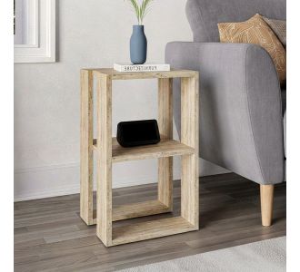 Κομοδίνο - Τραπεζάκι βοηθητικό Lonie Megapap χρώμα travertine 34x30x55εκ. |  Κομοδίνα στο espiti
