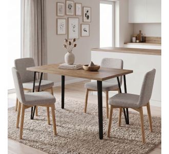 Τραπέζι Xana Megapap χρώμα sepet oak 120x70x77,5εκ. |  Τραπέζια στο espiti