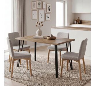 Τραπέζι Xana Megapap χρώμα sepet oak 120x70x77,5εκ. |  Τραπέζια στο espiti