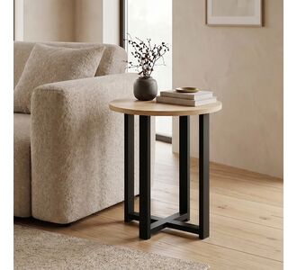 Τραπεζάκι βοηθητικό Mesa Megapap χρώμα sapphire oak Ø45x50εκ. |  Τραπεζάκια βοηθητικά στο espiti