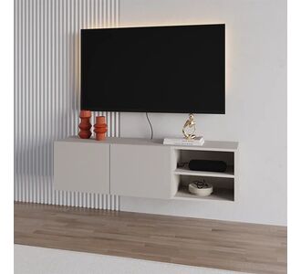 Έπιπλο τηλεόρασης επιτοίχιο Conrad Megapap χρώμα sandstone 140x35x38εκ. |  Έπιπλα τηλεόρασης στο espiti