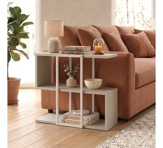Τραπεζάκι βοηθητικό Homia Megapap χρώμα sandstone 56x25x56,5εκ. |  Τραπεζάκια βοηθητικά στο espiti
