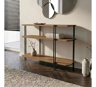 Κονσόλα Notus Megapap χρώμα καρυδί Ud 92x34,5x75εκ. |  Συρταριέρες -Κονσόλες στο espiti