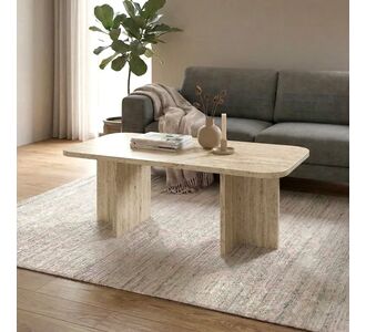 Τραπεζάκι σαλονιού Hillary Megapap χρώμα travertine 100x60x41,8εκ. |  Τραπεζάκια σαλονιού στο espiti