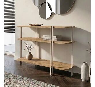 Κονσόλα Notus Megapap χρώμα sapphire oak 92x34,5x75εκ. |  Συρταριέρες -Κονσόλες στο espiti