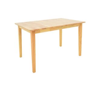 Tραπέζι επεκτεινόμενο Country pakoworld rubberwood σε φυσική απόχρωση 120-150x80x74εκ |  Τραπέζια στο espiti