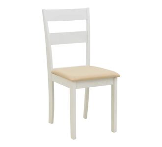 Καρέκλα Dallan pakoworld rubberwood λευκό 40x47.5x89εκ |  Καρέκλες στο espiti