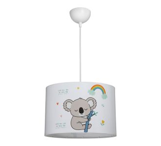 Παιδικό φωτιστικό οροφής Koala pakoworld led E27 πολύχρωμο PVC Φ30x20εκ |  Οροφής στο espiti