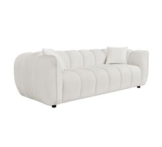 ΚΑΝΑΠΕΣ 3-ΘΕΣΙΟΣ LYKKE HM3323.02 ΕΚΡΟΥ ΥΦΑΣΜΑ 229x89x70Υεκ |  Καναπέδες γωνιακοί στο espiti