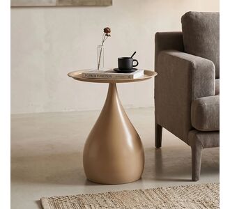 Βοηθητικό τραπέζι Samino pakoworld μέταλλο cappuccino Φ39x46εκ |  Τραπεζάκια βοηθητικά στο espiti