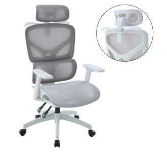 ΚΑΡΕΚΛΑ ΓΡΑΦΕΙΟΥ APEX HM1227.02 ΛΕΥΚΟ PP--ΑΝΟΙΧΤΟ ΓΚΡΙ MESH 68x68x120-130Υεκ |  Καρέκλες γραφείου στο espiti