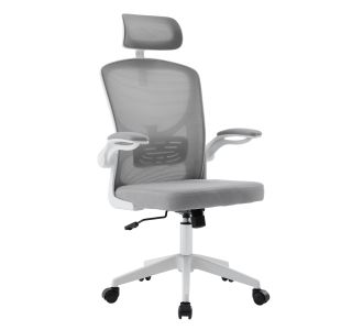 ΚΑΡΕΚΛΑ ΓΡΑΦΕΙΟΥ FLOATER HM1230.02 ΛΕΥΚΟ PP--ΑΝΟΙΧΤΟ ΓΚΡΙ MESH 62x62x106-116Υεκ |  Καρέκλες γραφείου στο espiti