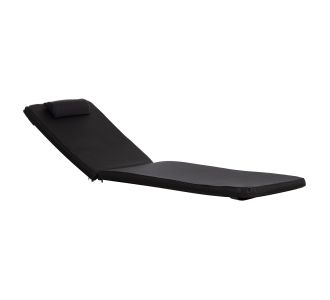 ΜΑΞΙΛΑΡΙ ΞΑΠΛΩΣΤΡΑΣ ΜΕ ΠΡΟΣΚΕΦΑΛΟ SIFNOS HM11234.15T TEXTILENE 600g/m2 2x1-ΜΑΥΡΟ |  Μαξιλάρια Εξωτερικού Χώρου στο espiti