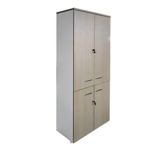 Ντουλάπα γραφείου Armadi pakoworld sonoma-λευκό 80x40x200εκ |  Βοηθητικά έπιπλα γραφείου στο espiti