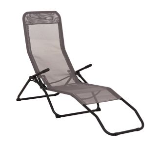 ΞΑΠΛΩΣΤΡΑ ΚΟΥΝΙΣΤΗ SWINGSAND HM6553.01 ΓΚΡΙ TEXTILENE--ΜΑΥΡΟ ΜΕΤΑΛΛΟ 142x60x95Υεκ |  Ξαπλώστρες - Καρέκλες Παραλίας στο espiti