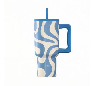 ESTIA ΘΕΡΜΟΣ STRAW TUMBLER XL SAVE THE AEGEAN 900ml OCEAN WAVES - 01-41571 Estia |  Θερμός & Αξεσουάρ στο espiti