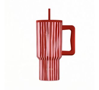 ESTIA ΘΕΡΜΟΣ STRAW TUMBLER XL SAVE THE AEGEAN 900ml VIVA STRIPE - 01-41564 Estia |  Θερμός & Αξεσουάρ στο espiti