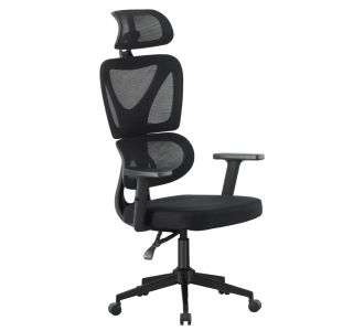 ΚΑΡΕΚΛΑ ΓΡΑΦΕΙΟΥ NOVAR HM1218.01 ΜΑΥΡO MESH--ΒΑΣΗ PP 51x49x121-129Υεκ |  Καρέκλες γραφείου στο espiti