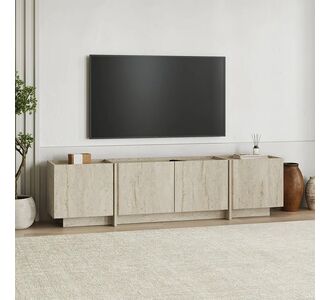Έπιπλο τηλεόρασης Lowen Megapap χρώμα travertine 180x35x46,2εκ. |  Έπιπλα τηλεόρασης στο espiti