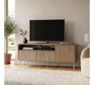 Έπιπλο τηλεόρασης Colia Megapap χρώμα sepet oak 140,3x34x55,7εκ. |  Έπιπλα τηλεόρασης στο espiti