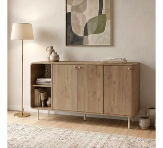 Μπουφές Colia Megapap χρώμα sepet oak 150x44x80εκ. |  Μπουφέδες στο espiti