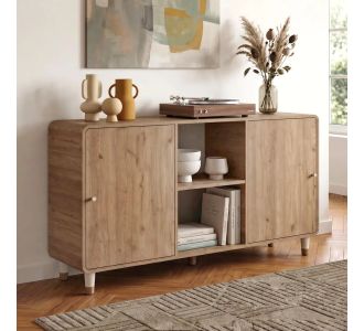 Μπουφές Doro Megapap χρώμα sepet oak 150,2x39x81εκ. |  Μπουφέδες στο espiti
