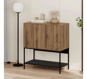 Μπουφές Amira Megapap χρώμα καρυδί Ud - black wood 80x40x90εκ. |  Μπουφέδες στο espiti