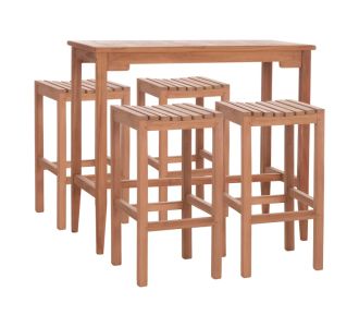 ΣΕΤ ΤΡΑΠΕΖΙ ΜΕ 4 ΣΚΑΜΠΟ ΜΠΑΡ NIKOL HM10916 ΞΥΛΟ TEAK ΣΕ ΦΥΣΙΚΟ ΧΡΩΜΑ |  Σετ τραπεζαρία κήπου στο espiti
