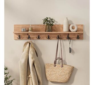 Κρεμάστρα τοίχου Kery Megapap χρώμα pine oak 91x11x20εκ. |  Καλόγεροι -Κρεμάστρες στο espiti