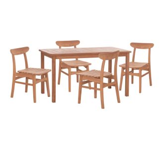 ΣΕΤ ΤΡΑΠΕΖΑΡΙΑΣ ΕΞ.ΧΩΡΟΥ 5ΤΜΧ ROBBIE ΗΜ10926 ΞΥΛΟ TEAK ΣΕ ΦΥΣΙΚΟ |  Σετ τραπεζαρία κήπου στο espiti