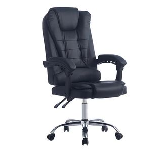 ΚΑΡΕΚΛΑ ΓΡΑΦΕΙΟΥ ΔΙΕΥΘΥΝΤΙΚΗ KYRON HM1221.01 ΜΑΥΡO PU--ΒΑΣΗ ΧΡΩΜΙΟΥ 65x46x112Υεκ |  Καρέκλες γραφείου στο espiti
