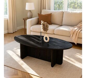 Τραπεζάκι σαλονιού Ravey Megapap χρώμα sencron black 120x60x39,6εκ. |  Τραπεζάκια σαλονιού στο espiti