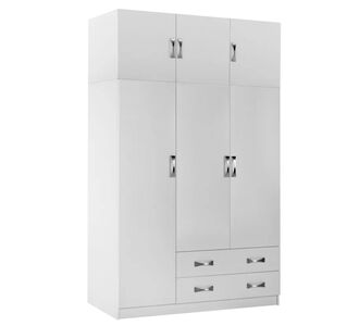 ΝΤΟΥΛΑΠΑ 3ΦΥΛΛΗ ΜΕ ΠΑΤΑΡΙ CARLY HM10891.05 ΜΕΛΑΜΙΝΗ ΣΕ ΛΕΥΚΟ 150X55Χ240Υεκ. |  Ντουλάπες ρούχων στο espiti