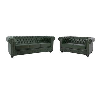 ΣΕΤ ΚΑΝΑΠΕΣ 2ΘΕΣΙΟΣ & 3ΘΕΣΙΟΣ HM10911.08 PU ΔΕΡΜΑ Τ.CHESTERFIELD ΚΥΠΑΡΙΣΣΙ |  Καναπέδες γωνιακοί στο espiti