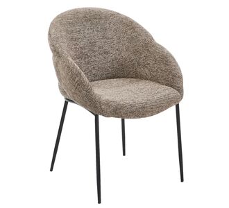 ΠΟΛΥΘΡΟΝΑ ΤΡΑΠΕΖΑΡΙΑΣ DRENNY HM18424.03 TAUPE ΥΦΑΣΜΑ-ΜΕΤΑΛ.ΜΑΥΡΑ ΠΟΔΙΑ 62x62x87Υεκ |  Καρέκλες στο espiti
