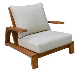 ΠΟΛΥΘΡΟΝΑ LOUNGE MIREX HM6641 ΞΥΛΟ ΑΚΑΚΙΑΣ ΦΥΣΙΚΟ-ΕΚΡΟΥ ΜΑΞΙΛΑΡΙΑ 81x96x68Υεκ |  Πολυθρόνες κήπου στο espiti