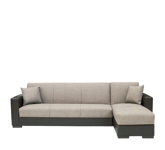 Καναπές Κρεβάτι Γωνιακός ArteLibre JOSE Μπεζ/Καφέ PU 270x150x86cm 14210001 ArteLibre |  Καναπέδες στο espiti