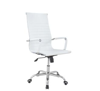 Καρέκλα Γραφείου ArteLibre ΔΙΩΝΗ Λευκό PU 55x60x104-111cm 14230018 ArteLibre |  Καρέκλες γραφείου στο espiti