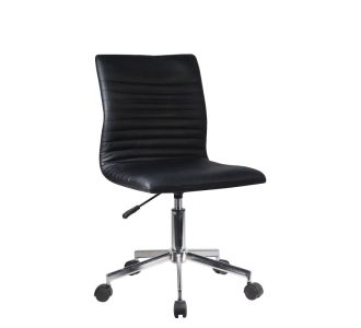 Καρέκλα Γραφείου ArteLibre ΕΡΑΤΩ Μαύρο PVC 45x57x81-91cm 14230025 ArteLibre |  Καρέκλες γραφείου στο espiti