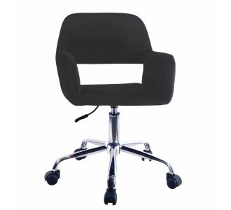 Καρέκλα Γραφείου ArteLibre KLOI Μαύρο Βελούδο 37x42x78-90cm 14230032 ArteLibre |  Καρέκλες γραφείου στο espiti