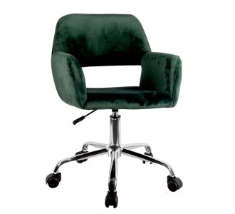 Καρέκλα Γραφείου ArteLibre KLOI Πράσινο Βελούδο 37x42x78-90cm 14230034 ArteLibre |  Καρέκλες γραφείου στο espiti