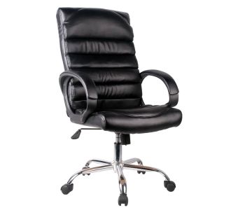 Καρέκλα Γραφείου ArteLibre MOLY Μαύρο Δέρμα 65x70.5x119-126cm 14230044 ArteLibre |  Καρέκλες γραφείου στο espiti