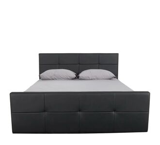 Κρεβάτι ArteLibre ANEMONE Μαύρο PU Με Αποθηκευτικό Χώρο 217.5x170.5x100cm(Στρώμα 160x200cm) 14320005 ArteLibre |  Κρεβάτια στο espiti