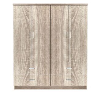 Ντουλάπα ArteLibre AMAZON LILY Φυσικό Χρώμα 160x50x180cm 14370015 ArteLibre |  Ντουλάπες ρούχων στο espiti