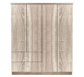 Ντουλάπα ArteLibre CANDY CANE Φυσικό Χρώμα 160x50x195cm 14370021 ArteLibre |  Ντουλάπες ρούχων στο espiti